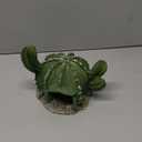 IBWell Resin Cactus Leopard Gecko Hide Reptile CaveDesert Terrarium DcorBearded Dragon Hideout, Small Reptile Hide