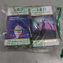 2 Pack RGB Color Rotating Bulb,E26/E27,LED Party Bulbs Colored Strobe Light Bulb Multi Crystal Stage Lights for Disco, Birthday Party Club Bar for Indoor Parties, Photography