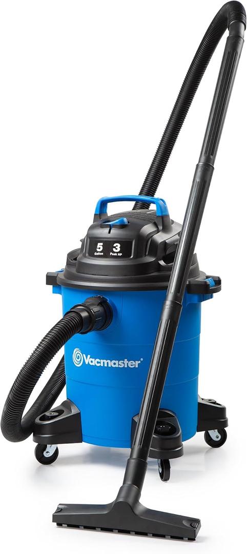 Vacmaster 5-Gallon* 3 Peak HP Wet/Dry Vacuum VOC507PF 0101
