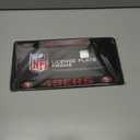 Rico Industries NFL Football Black Chrome Frame with Decal Inserts 12" x 6" Car/Truck Auto Accessory