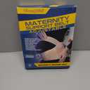 ChongErfei Maternity Belt, Pregnancy 3 in 1 Support Belt for Back/Pelvic/Hip Pain, Maternity Band Belly Support for Pregnancy Belly Support Band (M: Fit Ab 35.5"-47.3", Black)