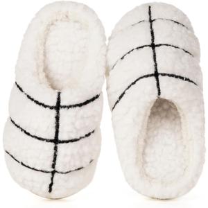 Kids Boys Girls Ball Sports Slippers Soft Plush Lined Winter Warm House Shoes Memory Foam Cozy Non-Slip Indoor Home Bedroom Slippers (12-13 Little Kid)