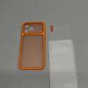 TAURI for iPhone 17 Pro Max Case, Full Camera Protection with Screen Protector, Translucent Matte Military-Grade Protection Shockproof Slim Phone Case for iPhone 17 ProMax, Matte Orange