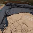 Coleman Dunnock 20°F Big ‘n Tall Sleeping Bag, Cold-Weather Sleeping Bag Fits Adults up to 6ft 4in, Machine Washable, Flannel Liner