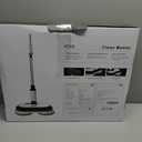 Cordless Electric Mop, Floor Cleaner with LED Headlight & Water Sprayer, Up to 60 Mins Detachable Battery, Dual-Motor Powerful Spin Mop, 300ML Water Tank for Multi-Surface, Self-Propelled (White)