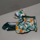 Enlifety 8-18T Girls 3 Piece Tankini Swimsuit Racerback Bathing Suit with Shorts & Briefs (12-13 Years, Green)