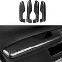 Car Inner Door Handle Armrest Cover Decals for Honda CR-V 2023 2024 Accessories CRV ABS Carbon Fiber Interior Stickers