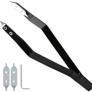 Watch Spring Bar Tweezers, Watch Spring Bar Removal Tool for Watchmaker and Repairer with 2 Spare Fork Tips
