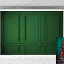Kate Christmas Photography Backdrops Vintage Wall Backdrop Green Wall Photo Background Xmas Wall Decoration for Photography, 7x5ft (75ft)