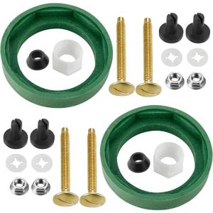 Toilet Tank to Bowl Coupling Kit, Replacement Repair Parts AS738756-0070A Fits for American Standard Champion 2 Piece Toilet, 3" Toilet Tank Gasket for Most 3 Inch Flush Valve Opening Tanks, 2 Packs