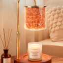 ARVIDSSON Candle Warmer Lamp with Himalayan Pink Salt, Timer & Dimmable Candle Warmer for Jar Candles, Birthday Gifts for Women Mom, House Warming Gifts, Candle Lamp Warmer for Home Decor