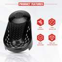 GREHUA Upgrade Mini Bike Clutch Cover Compatible with Coleman CT200U CT200U-EX Trail 200 BT200X Falcon 200 Baja Motorsports Warrior Heat Hensim MB165 Predator 212cc 196cc 6.5hp Minibike Engine Parts