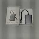 Acer USB C to Dual HDMI Adapter 4K@60Hz, 4-in-1 HDMI Splitter for Dual Monitors with 100W PD, USB 3.0, Docking Station Dual Monitor Compatible with Acer, MacBook Air/Pro, Dell XPS, HP, etc