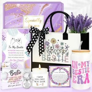 Best Friend Birthday Gifts for Women Friendship Gifts for Women Bestie Gift for Best Friend Woman Funny Bestfriend Gift Box Ideas Cool Friendship Stuff Basket for Bestie, Bff, Friends Female, woman