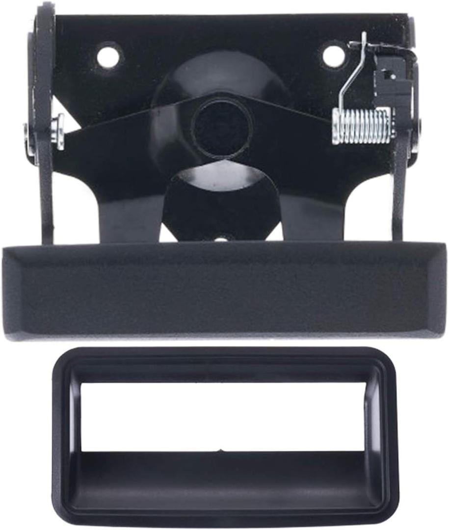 APA Replacement Exterior Textured Black Tailgate Handle and Bezel for 1988-2002 C / K 1500 2500 3500 GM1916101 GM1915101