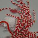 Christmas Crafts for Adults Kids, Red and White Christmas Ornaments Kit,  Beaded Peppermint Ornaments Candy Cane Decoration