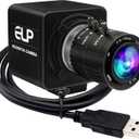 ELP 12mp USB Camera Manual Zoom Webcam for Computer 1080P 120fps Variable Focus Lightburn Camera High Speed 3.6-10mm 3X Zoom USB2.0 PC Cam Varifocal USB Security Webcamera for Video Conference