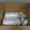 Ireliare Living Room Lamps Set of 2, 25.8" Ceramic Table Lamps for Bedrooms with Linen Shade, Modern Farmhouse Lamps for Nightstand with Rotary Switch