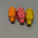 POPLAY 3PCS Squeaky Latex Grunting Pig Dog Toys, 4 Inch Prank Nosie Maker Puppy Chew Toys Rubber Squeeze Gift for Dogs