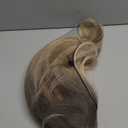 Ombre BlondeWig for Women, Long Straight Layered Style with Natural-Looking Middle Part, Heat Resistant Synthetic Wig for Daily Use