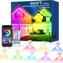 segrass 400FT Permanent Outdoor Light, IP67 Waterproof Christmas Lights Outdoor, with app/Remote Control, House Lights Outdoors for Houses, Christmas, Parties, All Holidays and Daily use (2x200 FT)