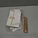 KAZIPA 12 Pcs Paper Flower Gift Bags Wedding Bouquet Flower Box with Handle for Arrangements Wrapping Bags Florist Handbag for Gift, Wedding, Baby Shower, Party, Feast, Meeting (White)