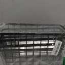 4 set Hanging Wall Basket Organizer,Over the Cabinet Door Wire Baskets for Organizing -Space-Saving Hanging Baskets for Organizing,Wall Mount Storage,No Drilling Adhesive Wall Storage Basket, Black