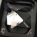 Aulumu A29 Geometric AirPods 4 Case with Lock | Protective Cover with Nylon Buckle | Alloy Armour | Compatible with Apple AirPods 4th (2024)  Black