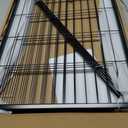 PETREEK Dog Playpen Add-on 36 inch 4 Panels for Indoor & Outdoor Use Heavy-Duty Metal Pet Fence with Ground Stakes, Rounded Ball Tops for Safety, Stable & Foldable Design, Easy to Assemble