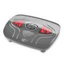Homedics Vibration Foot Massager – Heated Portable Foot Massager Machine, Soothing Heat with Multi-Point Sensations and Toe-Touch Control