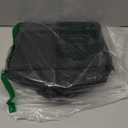 FUNNy elf Passenger Seat Organizer, Collapsible Car Storage with Partitions & 4 Cup Holders for Front or Back Seat (Black)