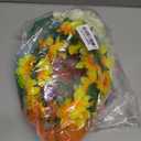 Artificial Petunias Flower Vines Garland 6 Feet Yellow Faux Morning Glory Silk Flowers Garland UV Resistant Fake Hanging Vines Plants Decorations for Outdoor Garden Indoor Home Decor (Yellow)