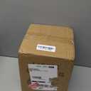 LE TAUCI Utensil Holder for Kitchen Counter, 7.3"+5.4" Fluted Ceramic Utensil Crock Organizer for Countertop, Heavy Large Holder for Spatulas, Spoons, Set of 2, White, Kitchen Counter Decor