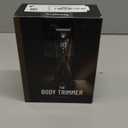 Body Hair Trimmer for Men: Pubic Hair Trimmer with Wireless Charging & 4000K LED Display, Waterproof Wet Dry Body Groomer for Face Legs, 90Min, Ceramic Blade (Mysterious Black)