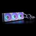 LIAN LI Galahad AIO Cooler 360mm Radiator Liquid CPU Cooler RGB All-in-One Water Cooling System, LGA1700 Bracket, AMD AM5/AM4 Intel LGA1200/115X/2011/2066 Compatible (360mm White