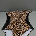 SUUKSESS One Piece Swimsuit for Women Slimming Tummy Control Square Neck Bathing Suit, size L