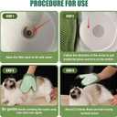 2025 New Pet Hair Removal Glove, Gentle Pet Grooming Glove Brush Pets Gloves Deshedding Tools for Cats and Dogs