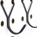 Steel Pegboard Hooks 50-Pack 1in J-Hook, Black - Will Not Fall Out - Fits Any Peg Board - Multipurpose - Organize Necklaces, Jewelry, Retail Items, Keys, Craft or Supplies