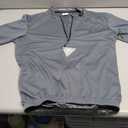 Men's Cycling Jersey 1/3 Zipper Cycling Clothing Set Solid Color Club Fit, Bike Jersey and Shorts Zipper Pocket (Medium, Grey)