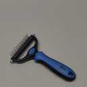 Pat Your Pet Deshedding Dog Brush For Shedding  Cat Brushes For Indoor Cats, Double-Sided Cat Brush Deshedding & Grooming Tool For Long Haired And Short Haired Dogs, Skin-Friendly (Bright Blue)