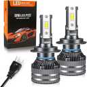 H7 H7LL for Auto Led Bulb Car Headlight Low Beam High Beams Fog Light Bulbs Lights Head Front Full Lamp (Replacement Assembly White Illumination Accessories),z[] Pack of 2 IP68 6000K Plug-N-Play