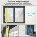 15.7-17.7 Inch Vertical Window Fan for Sliding Windows Exhaust Only, 15.7-17.7in / 40-45cm