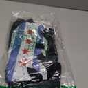 Chicago City Flag Distressed Bear Gift T-Shirt, M