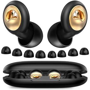 Ear Plugs for Sleeping, 45dB Ultra Soft Silicone Ear Plugs for Noise Reduction, Reusable Noise Cancelling Earplugs, 8-Pairs with Carrying Case for Side Sleep, Concert earplugs, Travel & Swimming