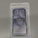 Hython for iPhone 11 Pro Case Glitter, Compatible with MagSafe Love Heart Magnetic Clear Phone Cases for Women Girls, Full Camera Protection Sparkle Plating Shockproof Protective Cover, Blue