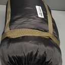 Atarashi Camping Sleeping Bag- 4 Seasons for Adults, Light, Warm, Extra-Large with Compression Sack- Great for Hiking, Backpacking & Outdoor Adventures (Dark Grey/Regular(33''x87''))