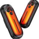 Rechargeable Hand Warmers 2 Pack, 6000mAh Electric Hand Warmer Rechargeable, 2 in 1 Portable Hand Warmers with AI Smart Chips, Outdoor, Hunting, Camping for Family for Christmas (Black)