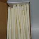 Treela 24 Pcs Flameless Taper Candles Battery Operated Bulk Fake Candles Light LED Candle Sticks Flickering Tapered for Wedding Anniversary Decoration (Basic,11 Inch, Ivory)