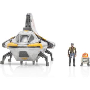 STAR WARS Micro Galaxy Squadron Phantom II - 5-Inch Vehicle with Two 1-Inch Micro Figure Accessories