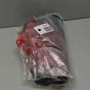 ColorGround Long Curly Cosplay Wig with 2 Ponytails (Half Black Half Red)